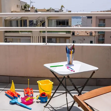 Evasion Pointe Croisette, Vue Mer, A Minute Lägenhet *